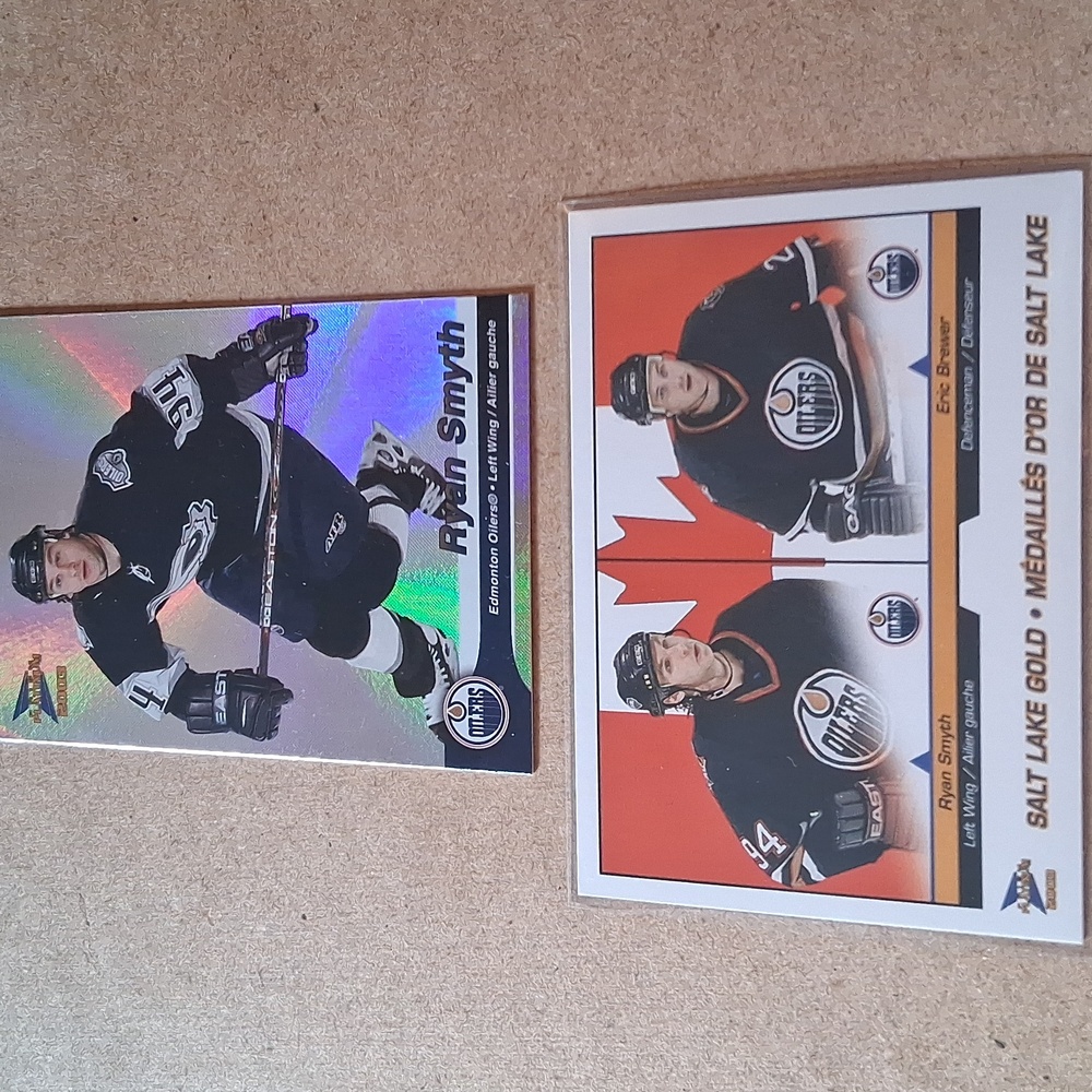 Ryan Smyth Edmonton Oilers McDonald's Hockey Trading Cards